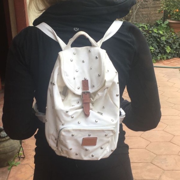 Victorias Secret PINK Mini White Backpack Jewels - Picture 5 of 5